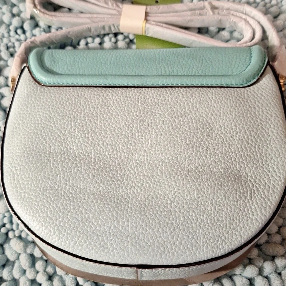NWT Kate Spade Aqua/light Leather Crossbody Bag WKRU3782 OLIVER STREET